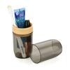 Ality Capsule Shape Travel Toothbrush Toothpaste Case Holder, Portable Toothbrush Toothpaste Case Storage, Toothbrush Holder for Camping, Business and School Trip (Round) view 2