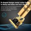 DMFS Trimmer Men Professional Cordless Hair Clipper Dragon Style,Rechargeable Trimmer For Beard,Hairs,Moustache & Face,Electric T Blade Zero Gapped Shaving Machine Men's Grooming Kit(plastick),Gold view 3