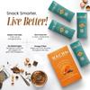 HACHI Orange Hazelnut & Dark Chocolate Granola | Crunchy Granola with Rolled Oats, Hazelnuts, Orange & Dark Chocolate | Healthy Snack for Tiffin, Office & Travel | Pack of 4 (35g Each) view 4