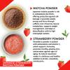 Teacurry Japanese Strawberry Matcha - Brew Sugar Free Instant Matcha Latte - Ceremonial Grade from Uji with Real Strawberry Powder - Helps in Energy, Detox - (50 Grams) view 2