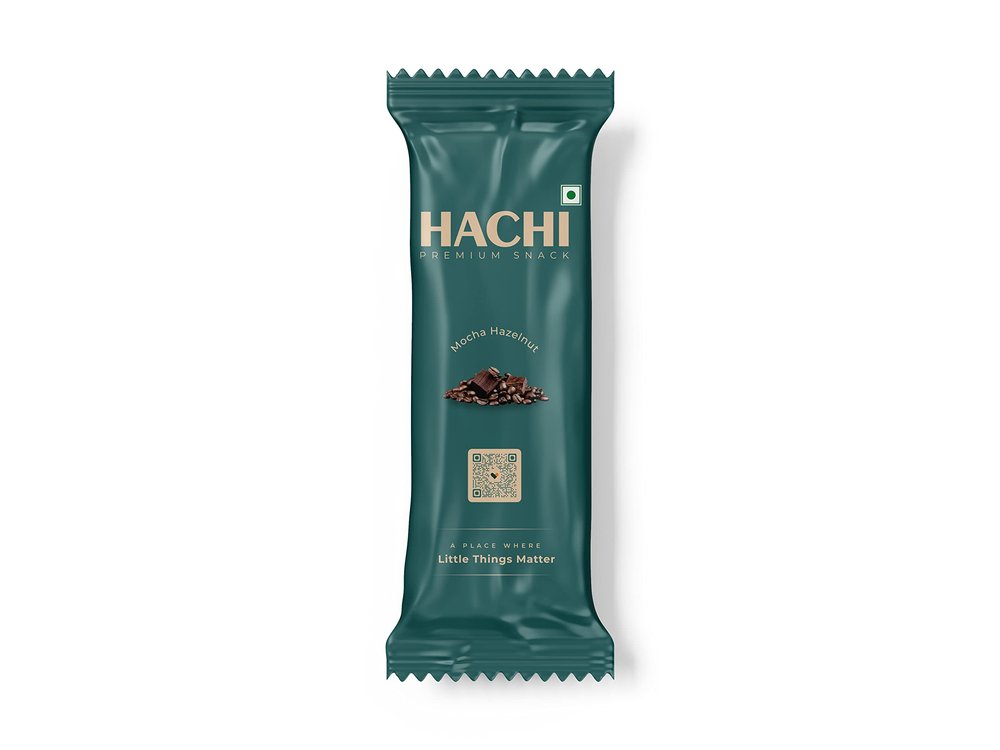 HACHI Mocha Hazelnut Granola | Crunchy Granola with Rolled Oats, Hazelnuts, Coffee & Jaggery | Healthy Snack for Travel, Tiffin & Office | Pack of 10 (35g Each)