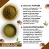 Teacurry Japanese Mushroom Matcha Latte - Uji Ceremonial Grade with Chaga, Lions Mane & Ganoderma - Helps in Energy, Detox - Just Add Water (25x2 Grams) view 2