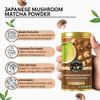 Teacurry Japanese Mushroom Matcha Latte - Uji Ceremonial Grade with Chaga, Lions Mane & Ganoderma - Helps in Energy, Detox - Just Add Water (25x2 Grams) view 3
