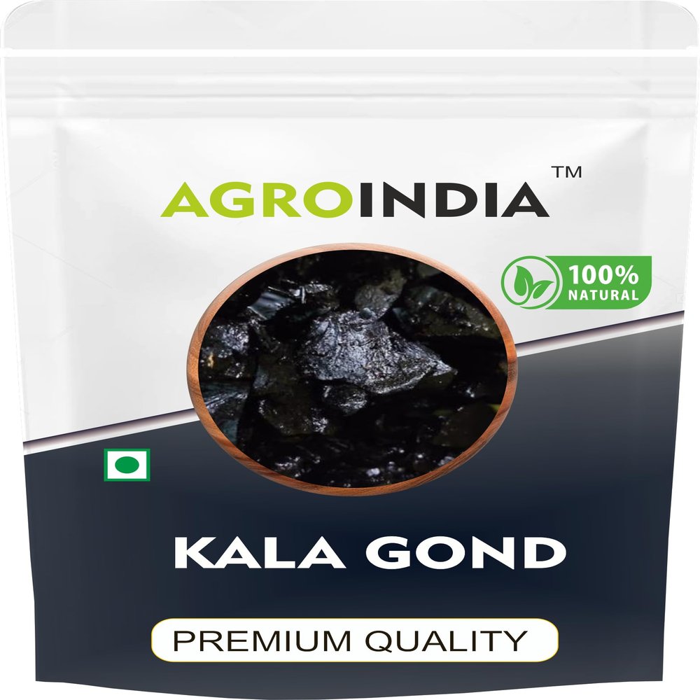 AgroIndia Kala Gond- Black Gum- Gond Siyah For Joint Health- 100% Pure & Ayurvedic (100gm)