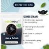 AgroIndia Kala Gond- Black Gum- Gond Siyah For Joint Health- 100% Pure & Ayurvedic (100gm) view 4
