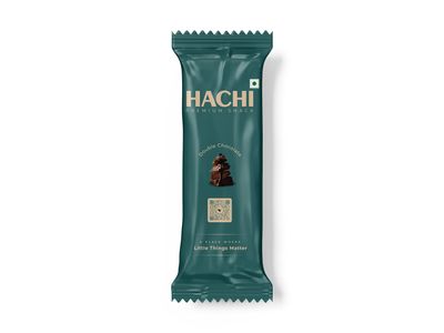 HACHI Double Chocolate Granola | Crunchy Granola with Rolled Oats, Dark Chocolate & Jaggery | Healthy Snack for Tiffin, Office & Travel | Pack of 10 (35g Each)