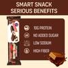 Bakemate Nutri Snap High-Protein Chocolate Enrobed Wafer Bar (Pack of 10)| Hazelnut | 10g Protein, No Added Sugar|High in Protein|Low Sodium|High Fiber|Energy Bars| Crunchy Wafer Bars|100% Vegetarian|450 Gram view 4