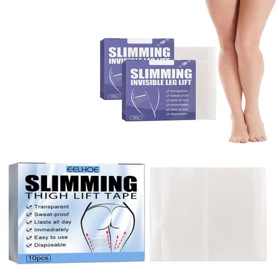 10PCS Thigh Lifting Tape, Light Blue Tone for Natural Look, Comfortable and Secure Fit, Ideal for Gym, Dance and Travel