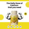 AKSHVEDA Calcium Supplement  Each serving contains 1000mg Calcium with added Vitamin D, Magnesium, Zinc & B12. Designed to support daily nutritional needs for bone and muscle health in adults. 60 Tablets per bottle. view 2