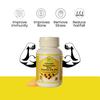 AKSHVEDA Calcium Supplement  Each serving contains 1000mg Calcium with added Vitamin D, Magnesium, Zinc & B12. Designed to support daily nutritional needs for bone and muscle health in adults. 60 Tablets per bottle. view 3