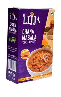 11:11 LIJJA Chana Masala | Traditional Indian Masala for Chole, Kabuli Chana, Kala Chana, Chana Curry, Dry Chana, and Chickpea Gravy | Authentic Taste | Pure Spice Blend | 100 G