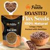 100g Roasted Flax Seeds Pack| Ready to Eat | Organic Whole Flax Seeds | Source of Iron & Dietary Fibre | Rich in Protein, Dietary Fibre & Source of Iron | Resealable Pack (100g) view 3