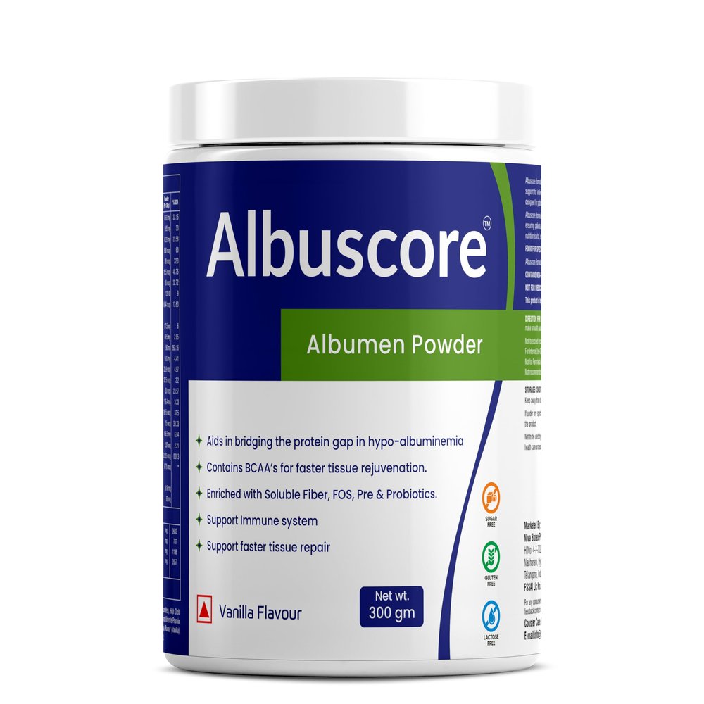 Albuscore Albumen Powder  Pure Egg White Supplement | Lactose-Free, Keto-Friendly Source (Pack of 1, Vanilla)