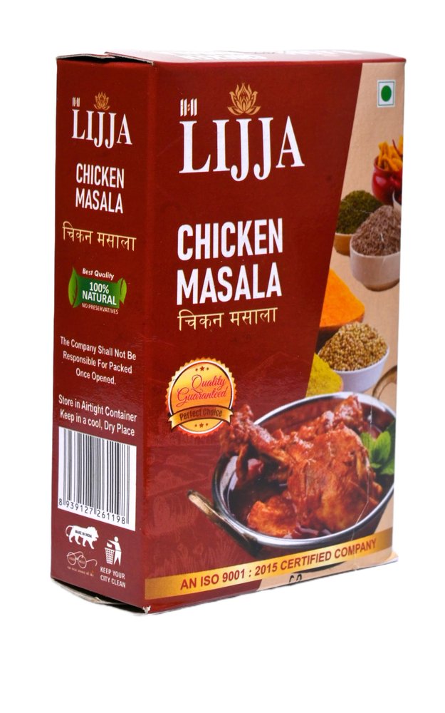 11:11 LIJJA Chicken Masala | Traditional Indian Spice Blend for Chicken Curry, Gravy, Fry, Roast & Tandoori Recipes | Rich & Aromatic Masala | 100 G
