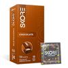 Chocolate Flavoured Condoms Lubricated Premium Latex for Smooth 1500+ Dots Hard Rock Gel Sachet Free (Pack of 3) view 1