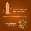 Chocolate Flavoured Condoms Lubricated Premium Latex for Smooth 1500+ Dots Hard Rock Gel Sachet Free (Pack of 3) view 3