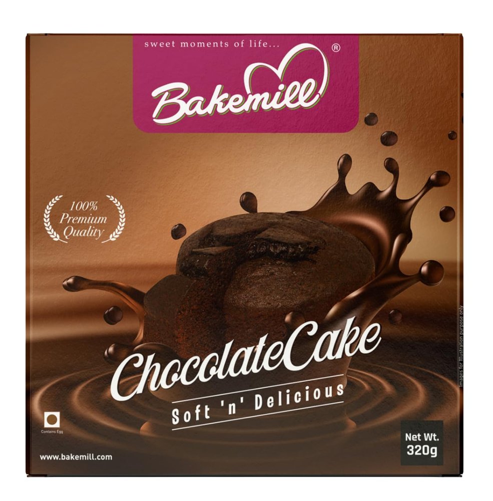 Bakemill Chocolate Cake, Soft 'n' Delicious, 320g