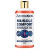 AROMATICO Muscle Comfort Massage Oil - 300ml. Ayurveda based blend of Natural Herbs & Carrier Oils. Helps in Joint Pain & Muscle Relaxation. 100% Pure & Natural. view 2