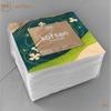 HRK SOFTEN PRESTIGE Paper Napkins 2 Ply, (40x40 Cm Size), Pack of 2, Total pulls 100 Soft & Absorbent Disposable Napkins for Parties, Events, Dining, Weddings, Birthdays | Bulk Premium Paper Napkins view 2