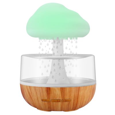 2V BROTHERS Humidifier for Home, Flame Diffuser/Atmosphere Light Humidifier -Portable Noiseless Aroma Aromatherapy Machine, Essential Oil Diffuser for Home Office (Deer Flame) (Cloud RAIN)