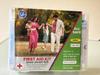 ALL SAFE MEDIC First Aid Kit Storage Box- will all the emergency items Set with Medicine (Transparent Plastic Case), Rectangular, Standard view 1