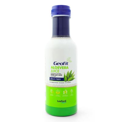 Geofit Aloe Vera Juice  1 Litre | Ayurvedic Aloevera Drink for Digestion, Gut Health & Immunity | High Fiber, Sugar-Free Detox Juice | Supports Skin Health & Hydration | No Added Flavours or Preservatives