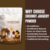VASUNDHARA DHARITRI Coconut Sugar (Jaggery) 500g, Organic & Unrefined Jaggery, Low GI, High Antioxidants & Minerals, Chemical-free Healthy Sugar Substitute for Tea, Coffee, Desserts, Cooking & Baking view 3