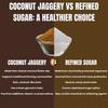 VASUNDHARA DHARITRI Coconut Sugar (Jaggery) 500g, Organic & Unrefined Jaggery, Low GI, High Antioxidants & Minerals, Chemical-free Healthy Sugar Substitute for Tea, Coffee, Desserts, Cooking & Baking view 4