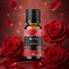 Aerra Rose Essential Oil (15ml) - Pure Aroma Oil for Diffuser, Puja, DIY - Floral Scent view 4