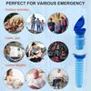 Soaex Portable Mini Outdoor Camping Travel Shrinkable Personal Mobile Toilet Bottle,Unisex Adjustable Emergency Urinal Portable Toilet for car 750ml (Blue) view 3