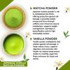 Teacurry Japanese Vanilla Matcha Powder - Brew Instant Matcha Latte - Ceremonial Grade from Uji with Real Vanilla Powder - Helps with Energy, Mood & Weight (50 Grams) view 2