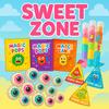 Ultimate Fun Candy Pack (26PC) with Magic Pops Popping Candy and Popo Jelly Eyeball Shaped Candies, Assorted Flavours, Sweet Zone Collection view 1