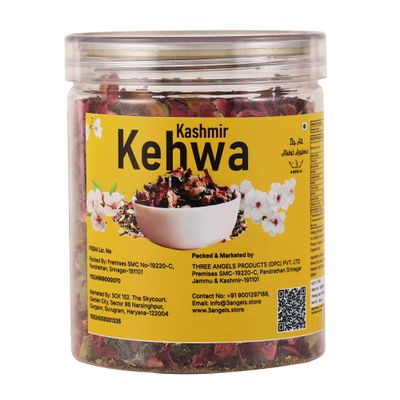 3Angels Kashmir Kehwa | Kashmiri Green Tea | Immunity Boosting Kashmir Kehwa | Aromatic Wellness Drink (100 gm)