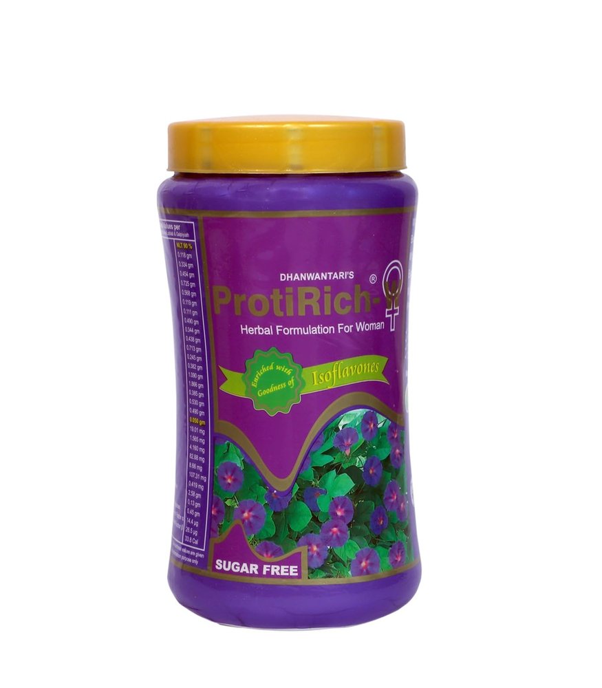 Dhanwantari ProtiRich-W Powder Herbal Formulations Sugar Free And Free Deb Health grow Tulsi Drops 30ml (Pack of 2)