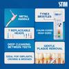 STIM Interdental Original Brush  Refillable Metal Handle + 7 ColorCoded ISO Heads (Sizes 07) | Deep Clean Between Implants, Crowns & Teeth (Pack of 2) view 2