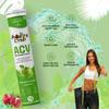 Ayuleafvera  Morincyn  Apple Cider Vinegar Effervescent Tablet with Pomegranate, Vitamin B12 & B6 Green Apple Flavor | No added Sugar | 30 Tablets view 4
