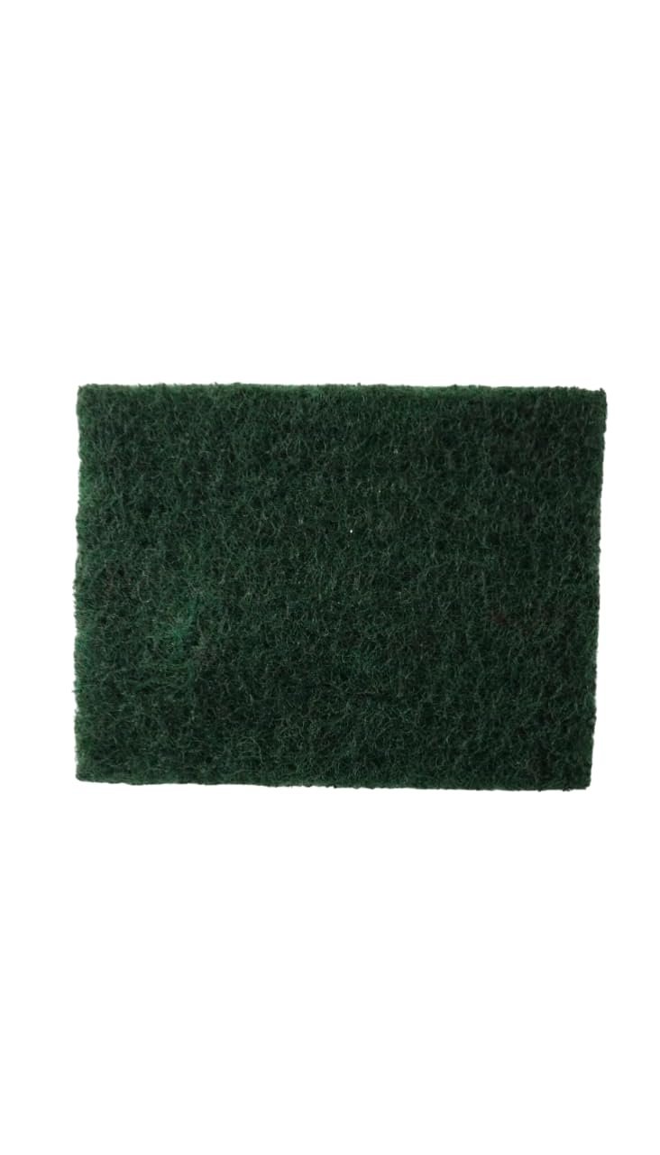 Green Pad Scrubber 3x4 Inches | Heavy Duty Scrub Pads for Dishwashing and Kitchen Cleaning | Tough Scouring Pads for Utensils, Cookware, Sink | Scrubbers (Pack of 3)