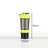 Alluzion Bold Fit Gym Shaker Bottle for Protein Shake view 2