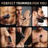 ENCHEN Spark 3 Trimmer for Men Beard,Groin & Body Grooming Kit with Different Guide Combs,Professional Hair Clippers,Wet & Dry Use,Fast Charging,120 Mins Runtime,Black view 2