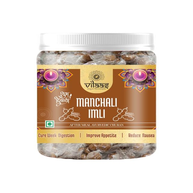 VILAAS Manchali Imli Candy 900GM | Tamarind Tofees | Khatti Methi Chulbuli Digestive Candys | Twisted Emly Sweet & Sour Tofee