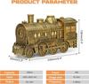 7Seas Vintage Train Engine Model Humidifier With 2 Lights & 2 Spray Modes | 300ML Scented Essential Oil Diffuser For large Rooms, Bedroom, Home, office, Hotel or Restaurant  With Remote (1Pcs) view 3