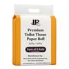IP Paper Toilet Tissue Roll  2 Ply, 100 Pulls/Roll, 17 GSM, 10x20 cm Size, Soft & Absorbent Bathroom Tissue  Pack of 8 | Toilet Paper for Home & Office Use view 1