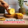 Fresa Frootz Freeze Dried Pineapple|Sweet & Tangy Real Fruit Snack|No Sugar Added|Healthy Crunch|High in Vitamin C|32g (Pack of 3) view 4