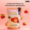 Fresa Frootz Freeze Dried Strawberry Delights|Real Fruit Snack|Crunchy, Sweet & Healthy|Antioxidant-Rich Superfruit|No Added Sugar|16g (Pack of 2) view 3