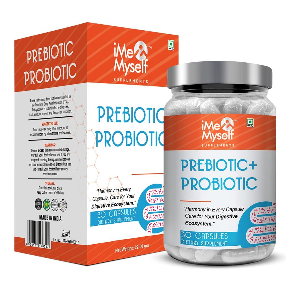iMeMyself Prebiotic & Probiotic Capsules | 30 Veg Capsules