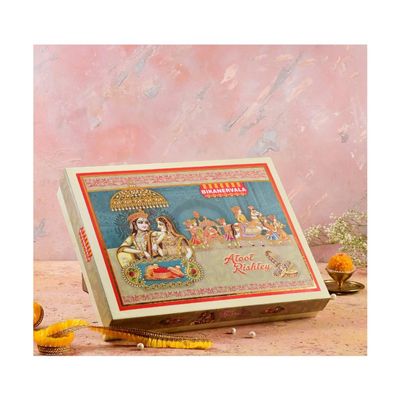 Bikanervala Atoot Rishtey Bhaji Box  Grand Assorted Gift Pack with Traditional Indian Sweets & Namkeen | Perfect for Wedding Shagun, Festivals & Celebrations | Premium Mithai Hamper for Family & Friends