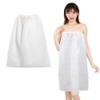 Nidy Disposable Spa Wrap Adjustable Non-woven Bath Wrap Disposable Spa Wrap Bathrobe Sauna Bath Skirt Sweat Steaming for Skin Care Spa Salon Beauty (100, White, 60x100CM) view 1