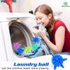 Wearfine Pack Of 15 Washing Machine Cleaner Balls, Reusable Tangle Free Clothes Cleaning Ball, Scrubbing Laundry Balls, Washing Balls Enhance Cleaning Power, Unique Size & Shape For Better Clean. view 4