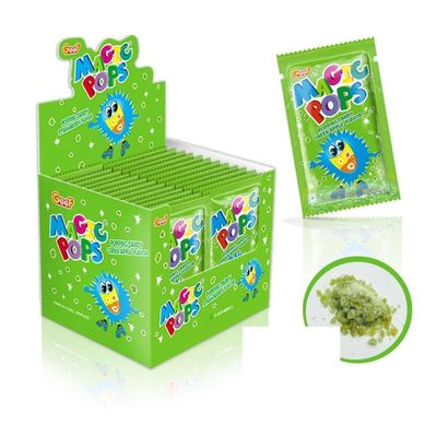 ASFOODS (40 Pcs Per Pack) Magic Pops Green Apple Flavor Tingling Sensation Popping on mouth Candy healthy Tasty Party Snack