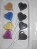 Loyaltree Heart-Shaped Chocolate Lollipops, Assorted Colours, Pack of 50, Rs.10 Each view 2